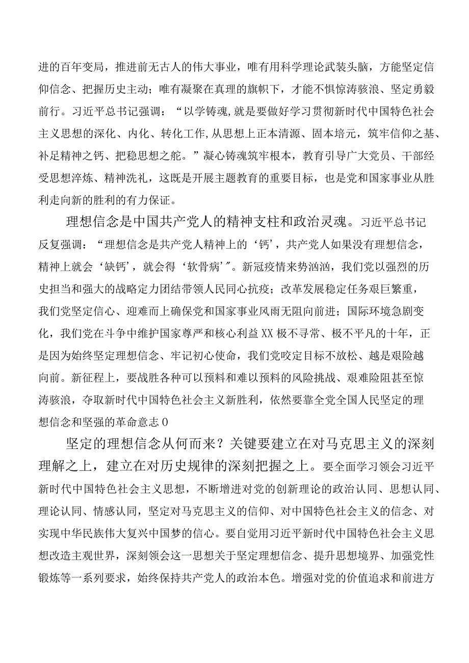 （多篇汇编）关于学习贯彻第二阶段主题教育研讨交流发言提纲.docx_第3页