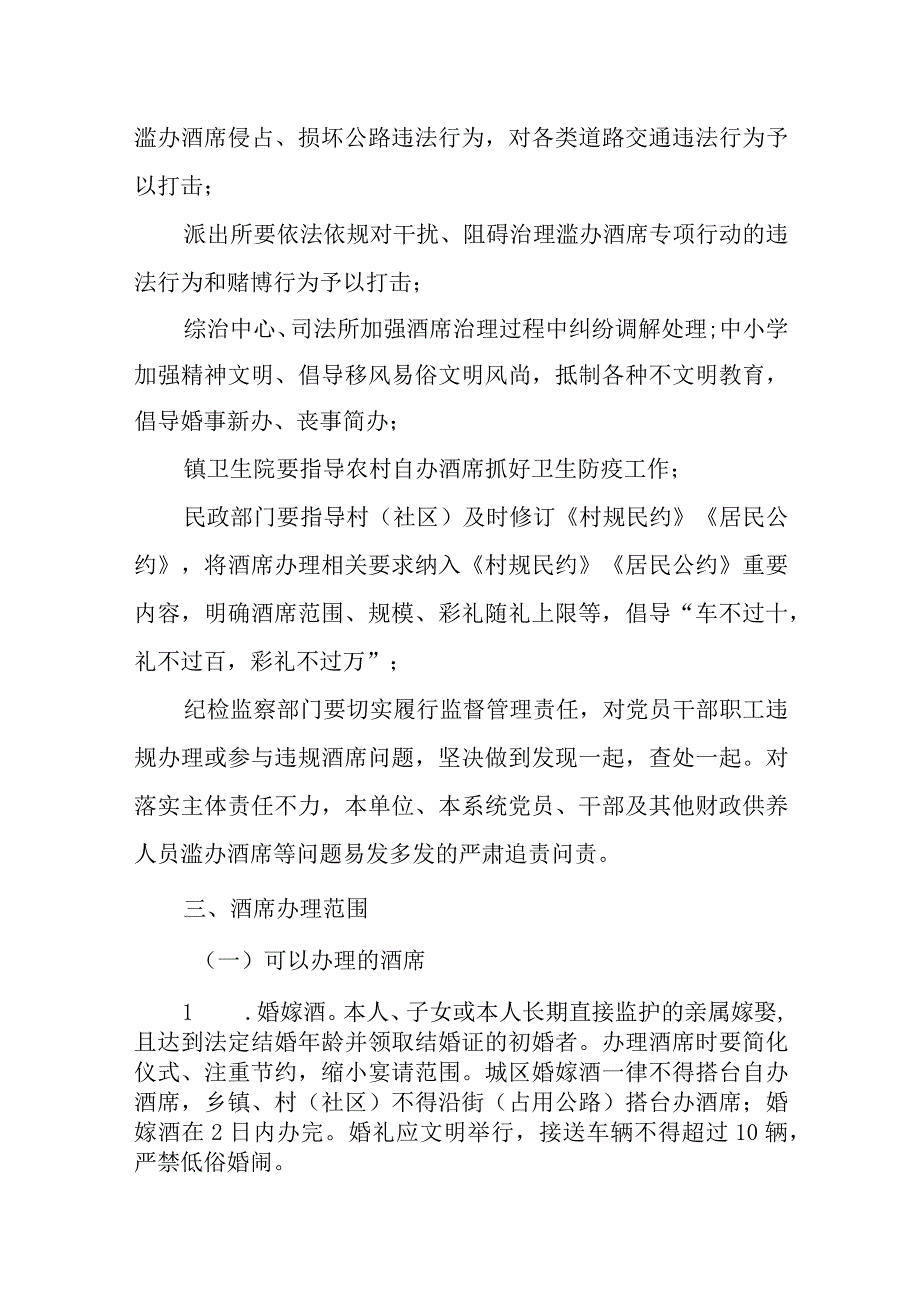 XX镇治理滥办酒席专项行动工作方案.docx_第3页