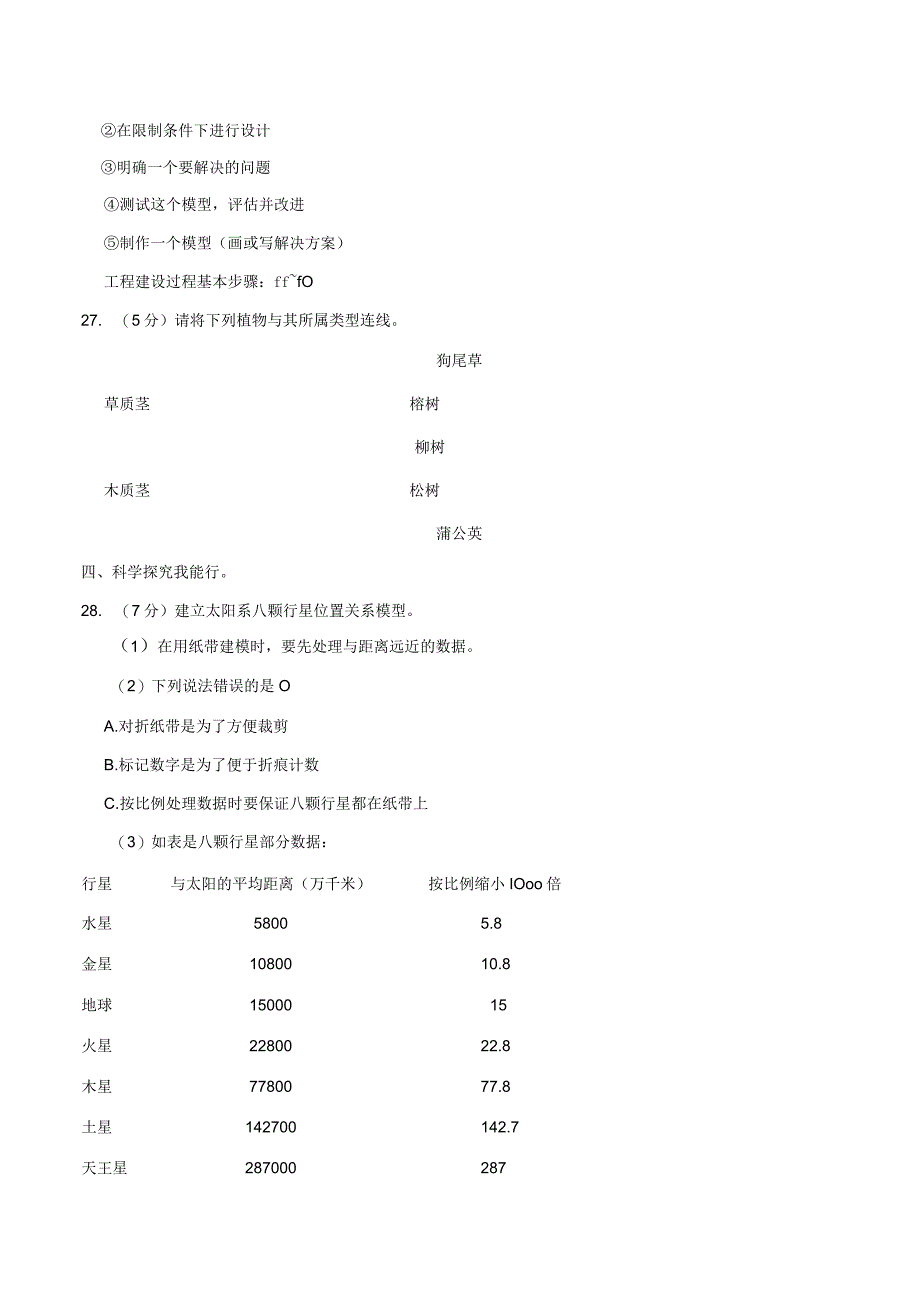 云南省德宏州2023届小升初科学试卷（含解析）.docx_第3页