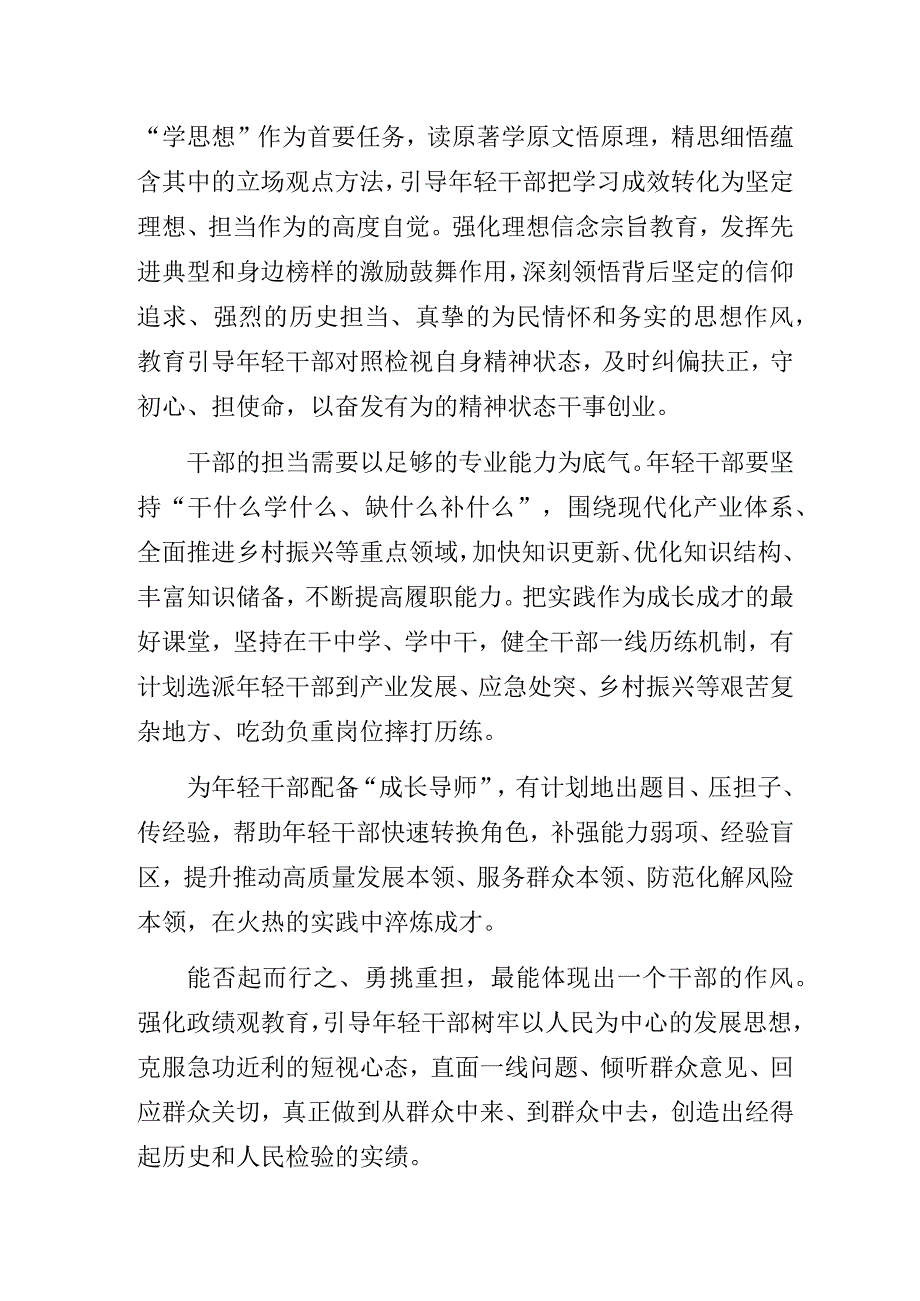 主题教育专题研讨经验交流发言材料：年轻干部不能有工作“摆烂心态”.docx_第2页