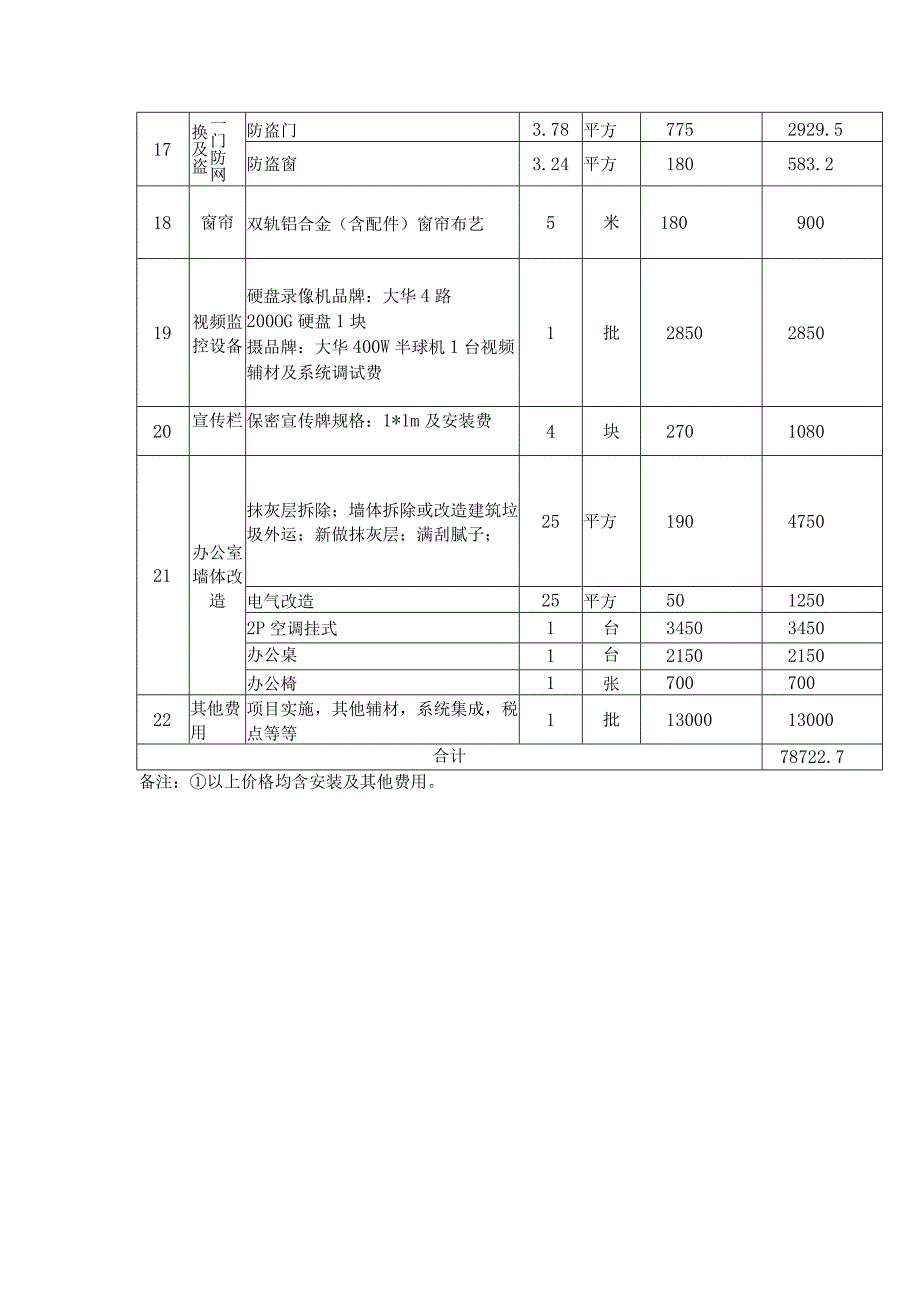 造价预算清单表.docx_第3页