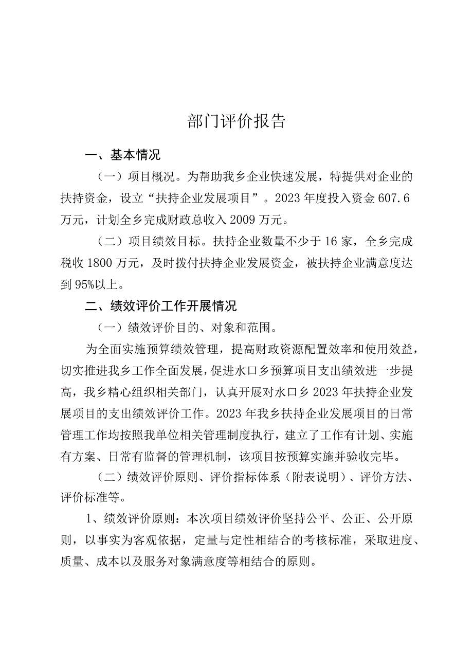 部门评价报告.docx_第1页