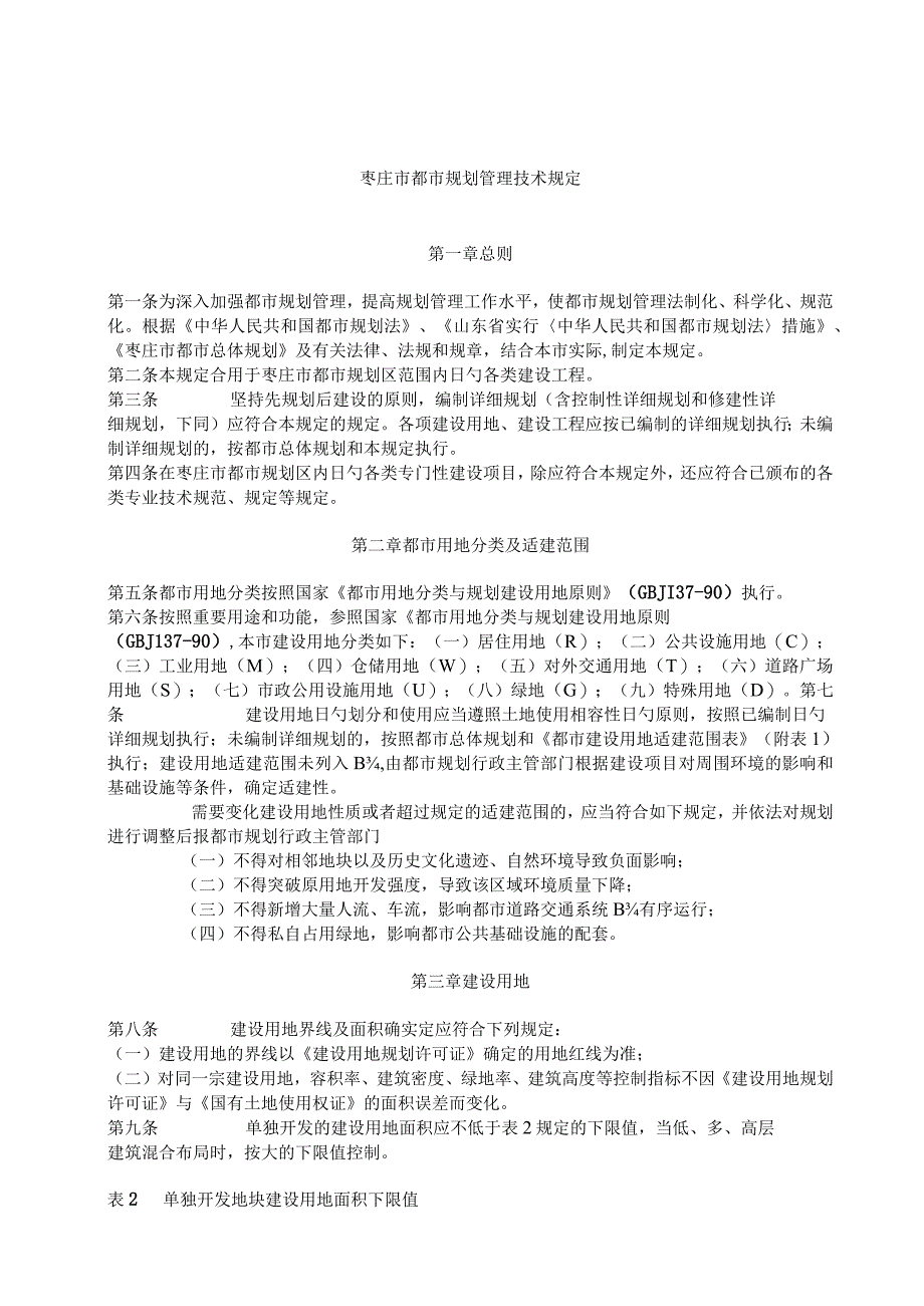 枣庄市城市规划治理法规.docx_第2页