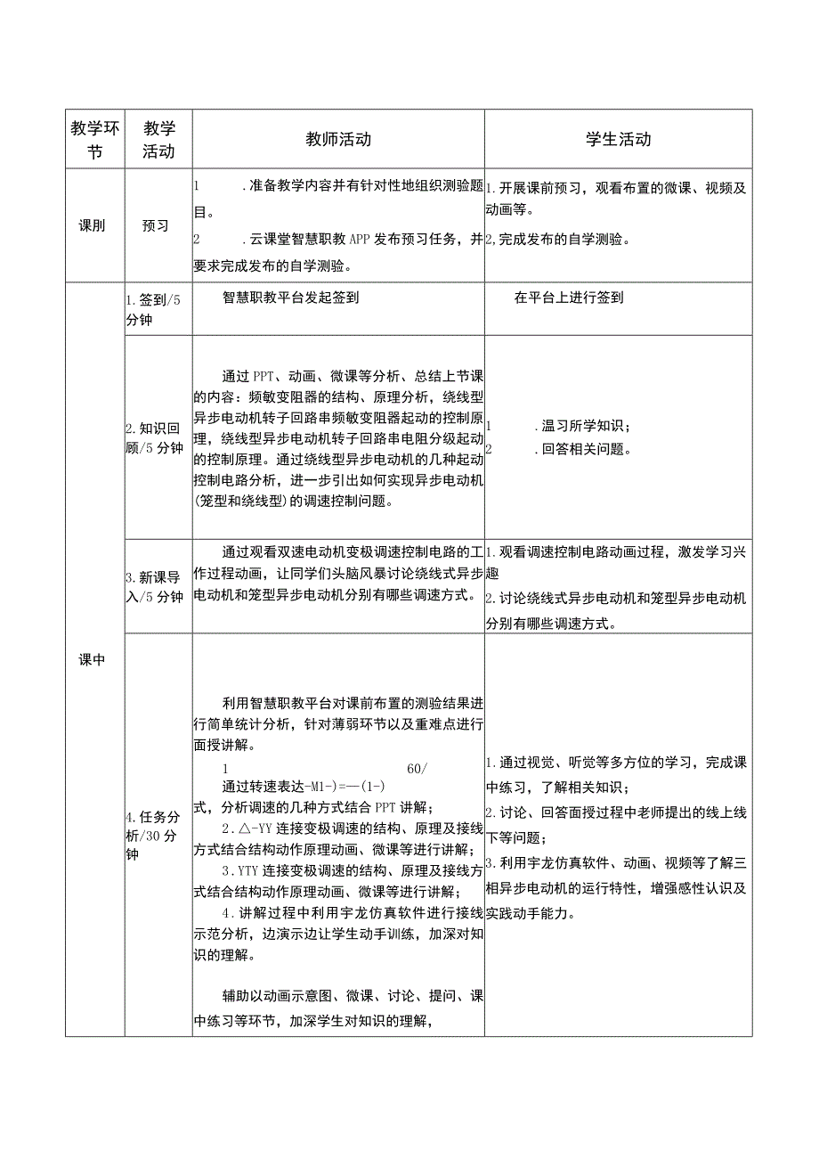 电机与电气控制技术教案-16 三相异步电动机调速控制电路分析.docx_第2页