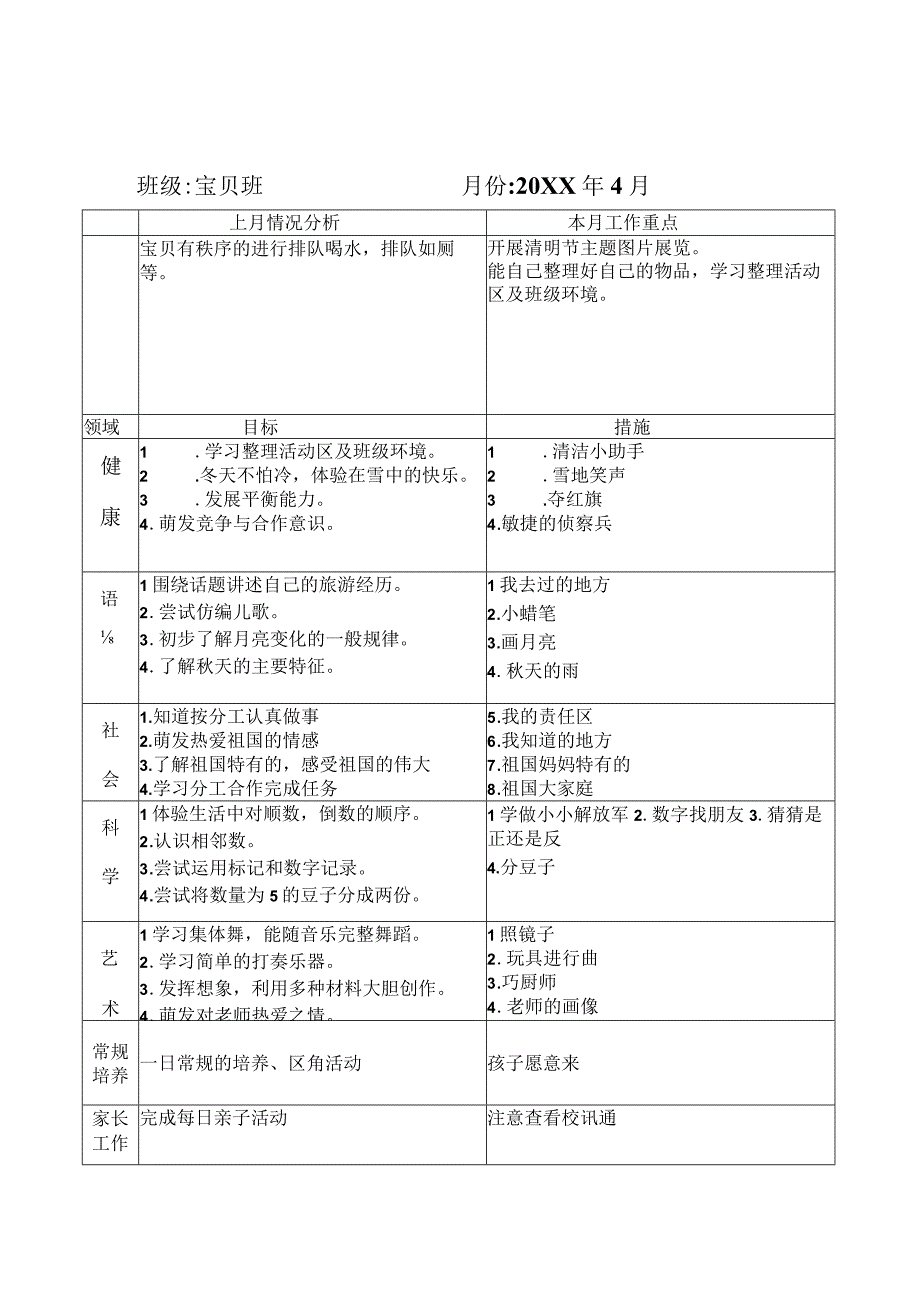 幼儿园月计划表(1).docx_第3页