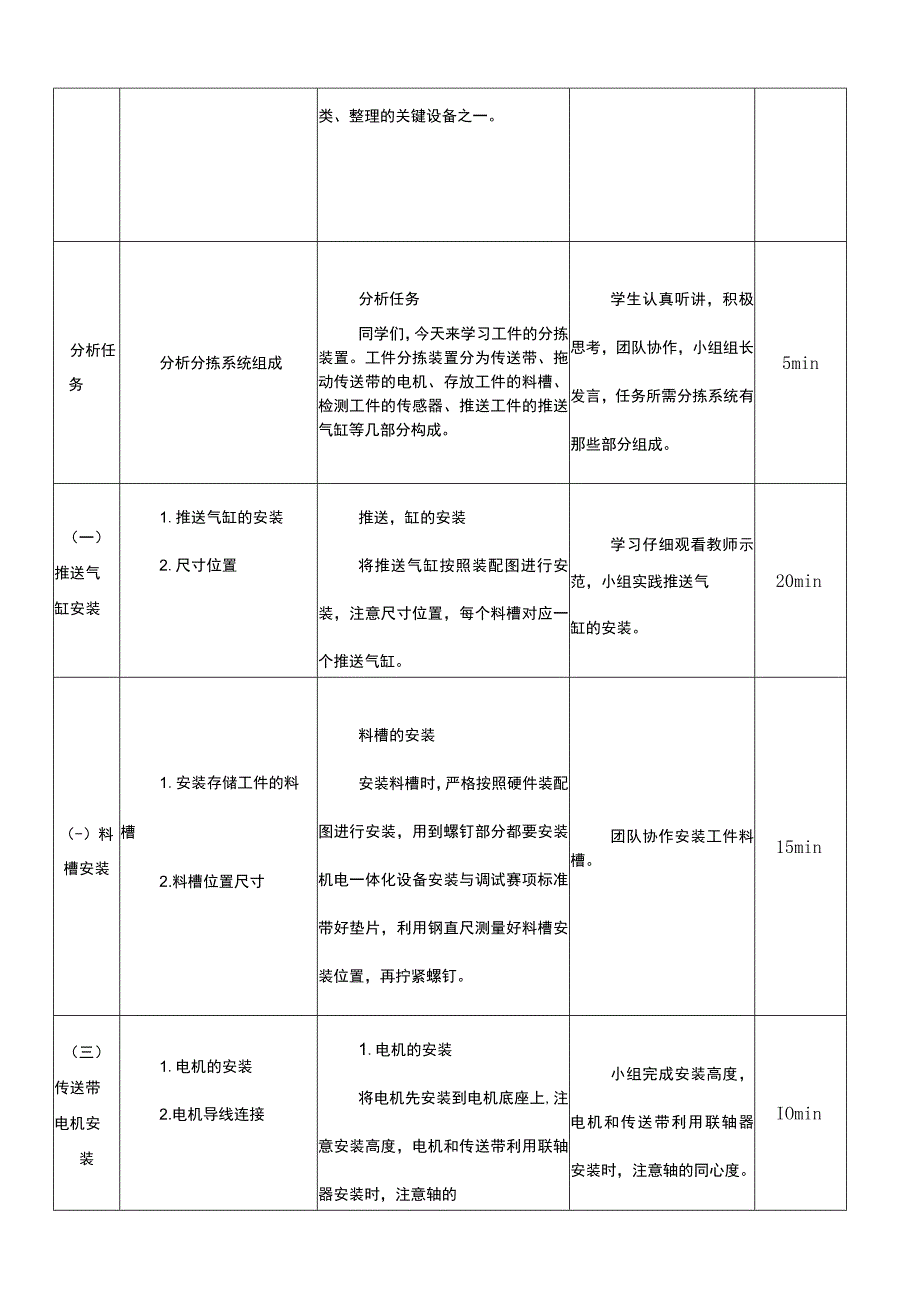 中职《电气控制与PLC技术应用》课程教学设计-25.PLC控制的分拣系统.docx_第3页