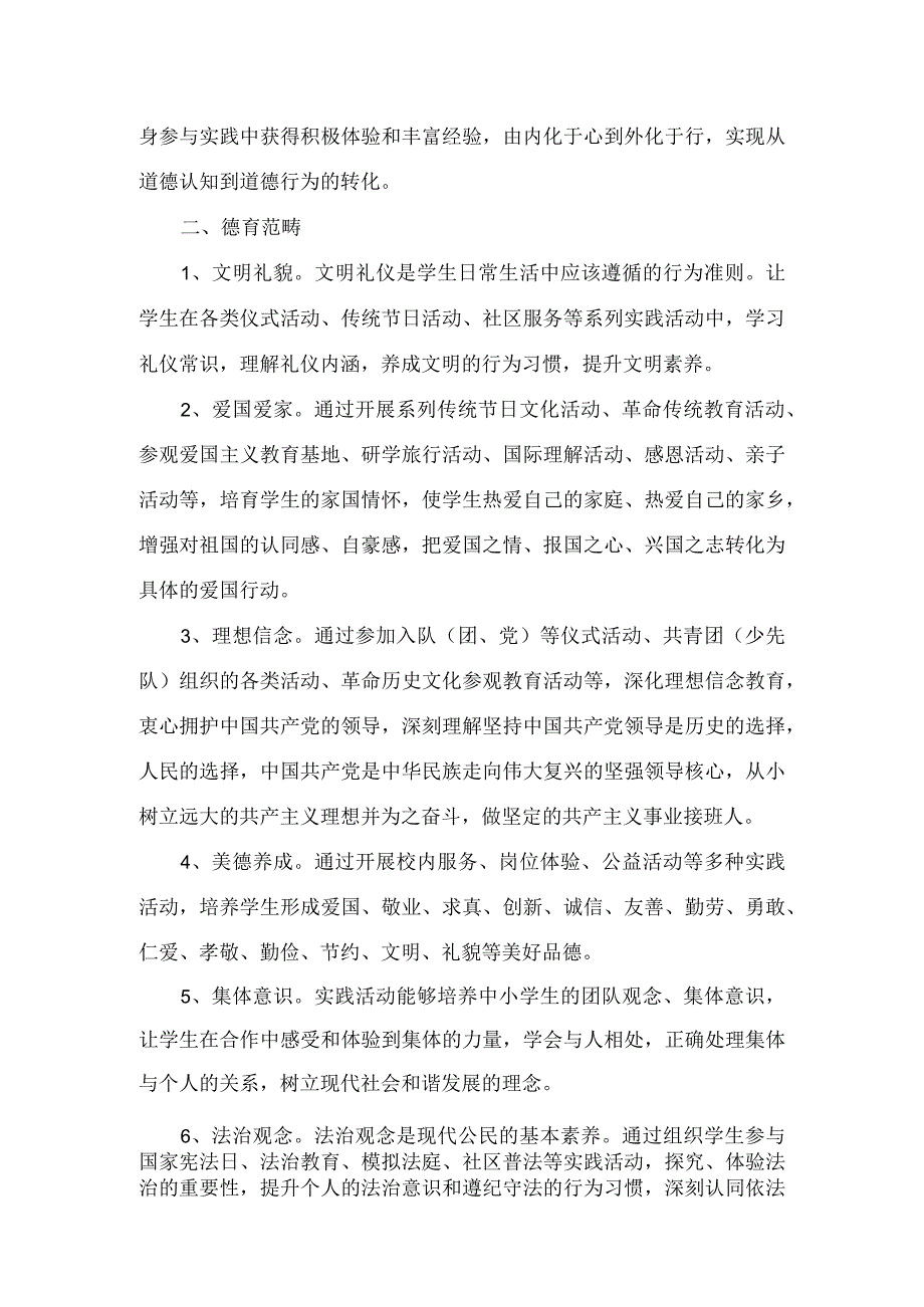 综合实践活动德育一体化实施方案.docx_第2页