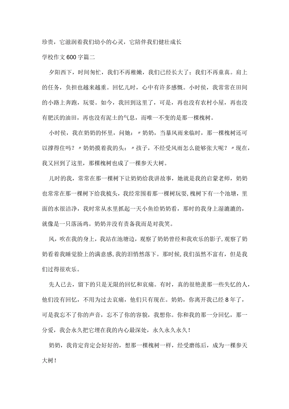 写人写事初一满分作文600字（精选10篇）.docx_第2页