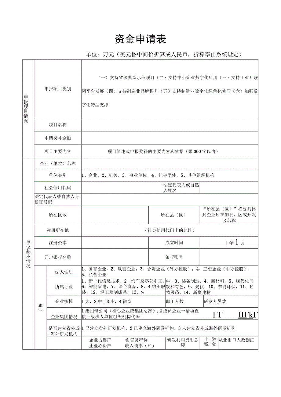 专项资金申请表.docx_第1页