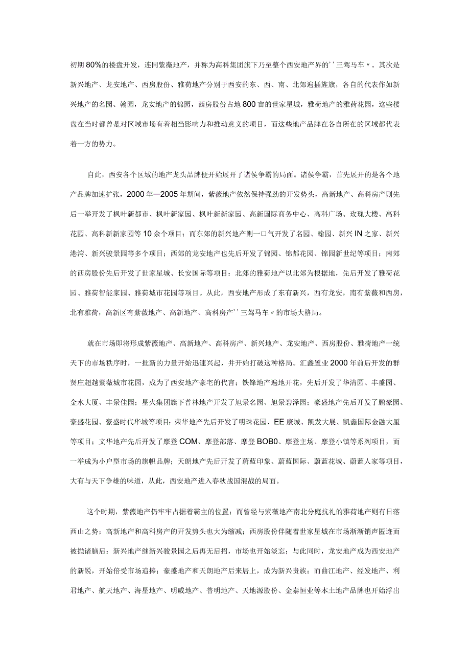 西安地产变化中的力量格局——解读西安地产10年.docx_第2页