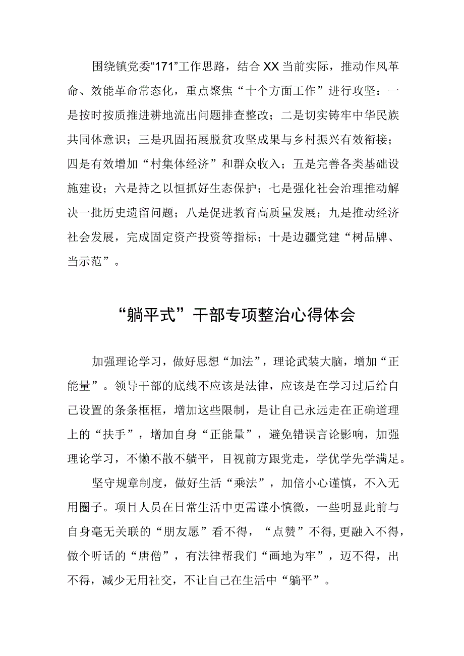 躺平式干部专项整治的心得体会发言稿十一篇.docx_第2页