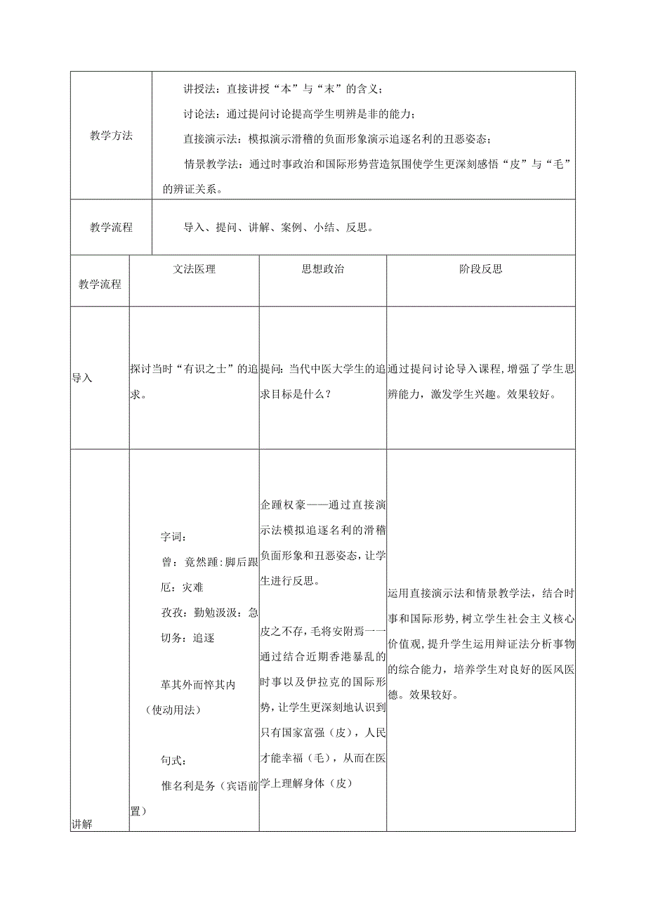 伤寒杂病论序-皮之不存教案.docx_第1页