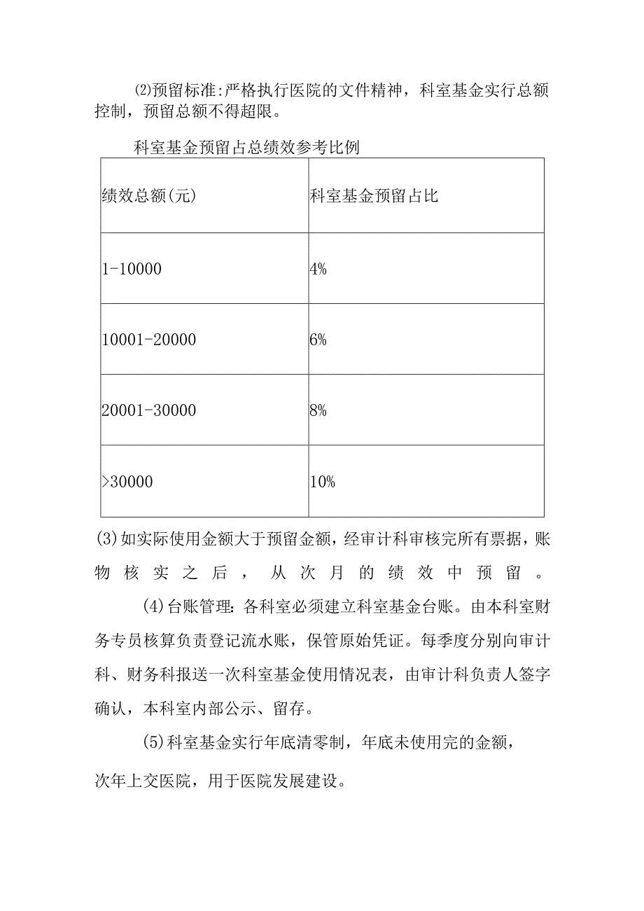 医院科室基金暂行管理办法.docx_第2页