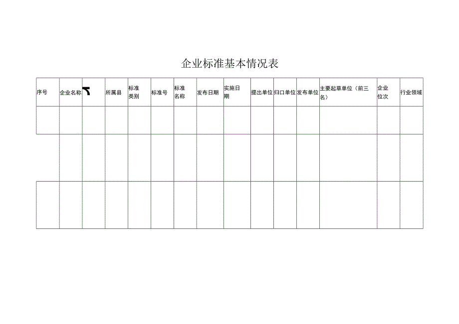 企业标准基本情况表.docx_第1页