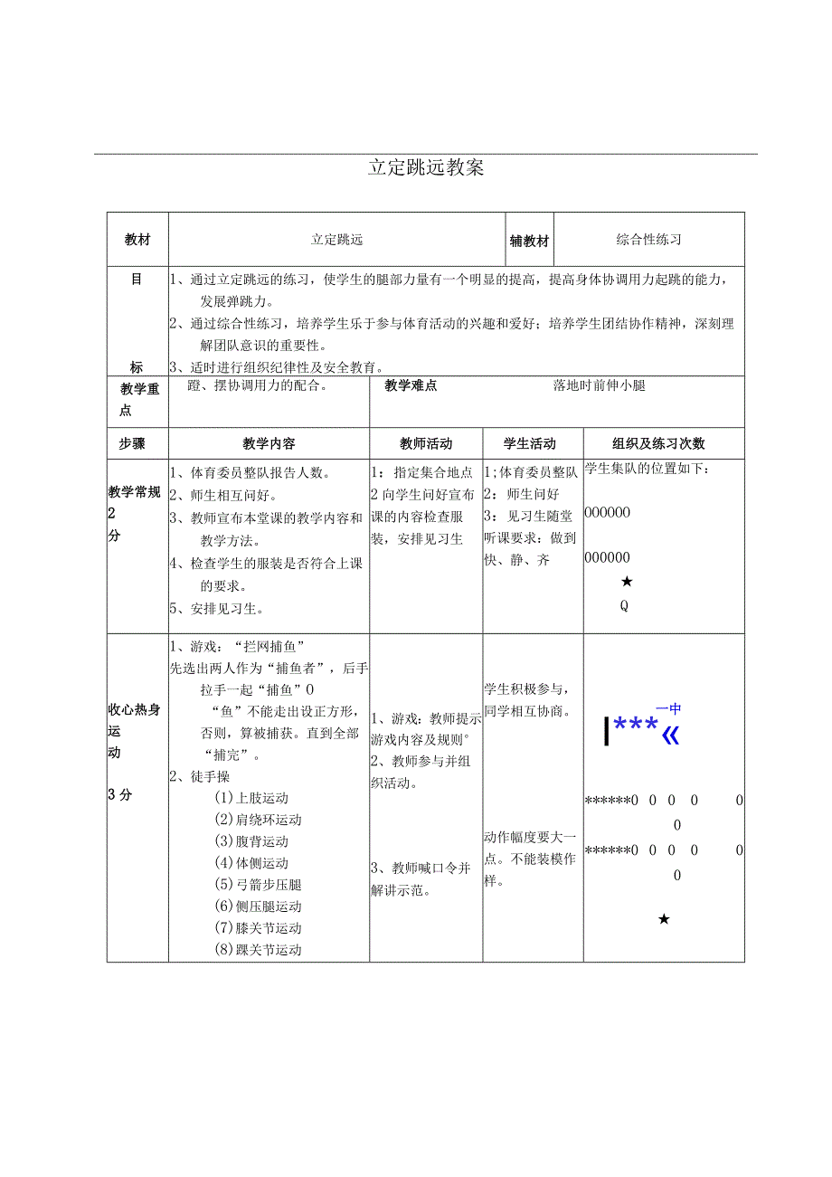 水平四（初中）体育《立定跳远》教学设计及教案 (2).docx_第3页