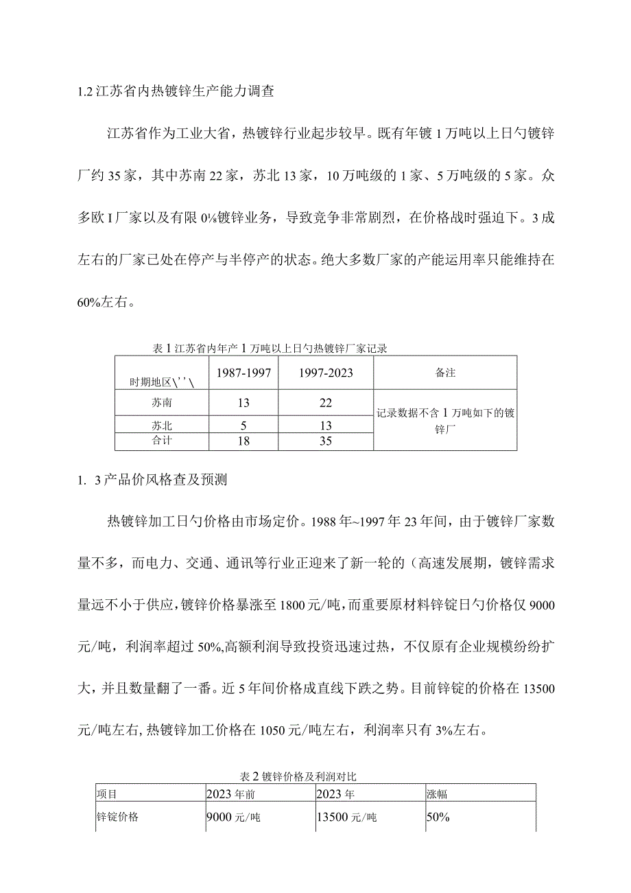 热镀锌项目实证研究报告.docx_第2页