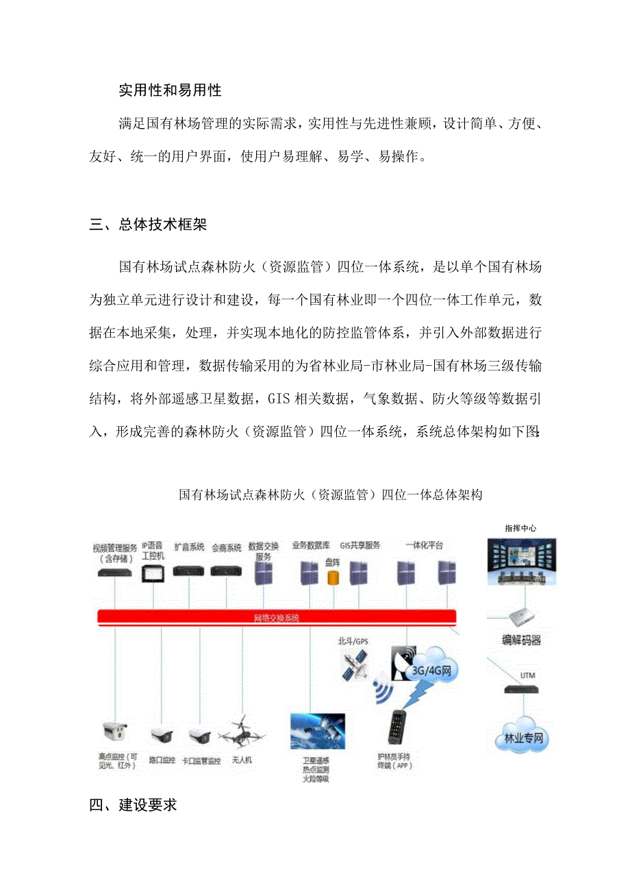 林场试点森林防火（资源监管）四位一体系统建设方案（纯方案32页）.docx_第3页