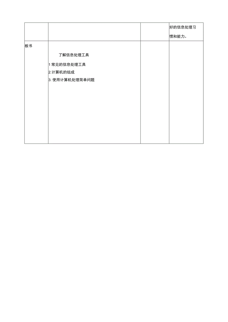 浙教版信息科技三上 第3课 了解信息处理工具 教案3.docx_第3页