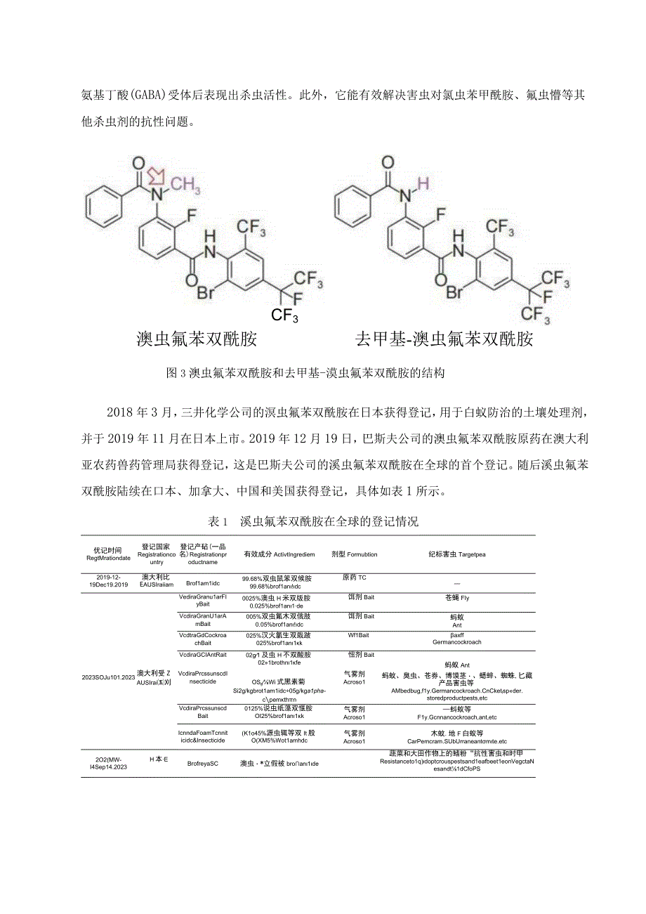 新型双酰胺类杀虫剂——溴虫氟苯双酰胺.docx_第3页