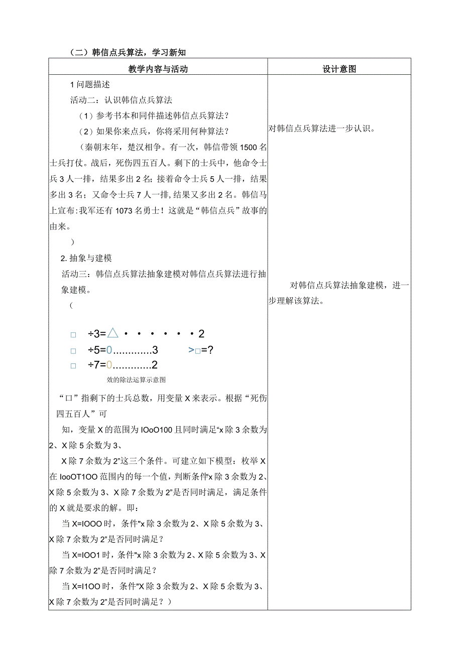 浙教版信息科技六上 第10课《韩信点兵枚举法的实现》教学设计.docx_第2页