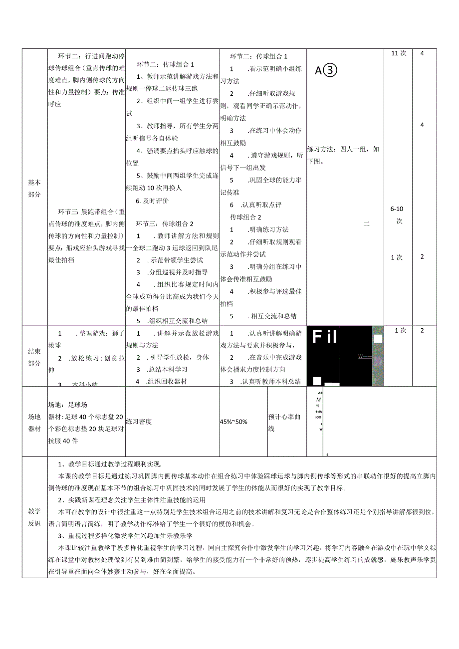 水平二（四年级）体育《足球脚内侧传球》公开课教案.docx_第2页