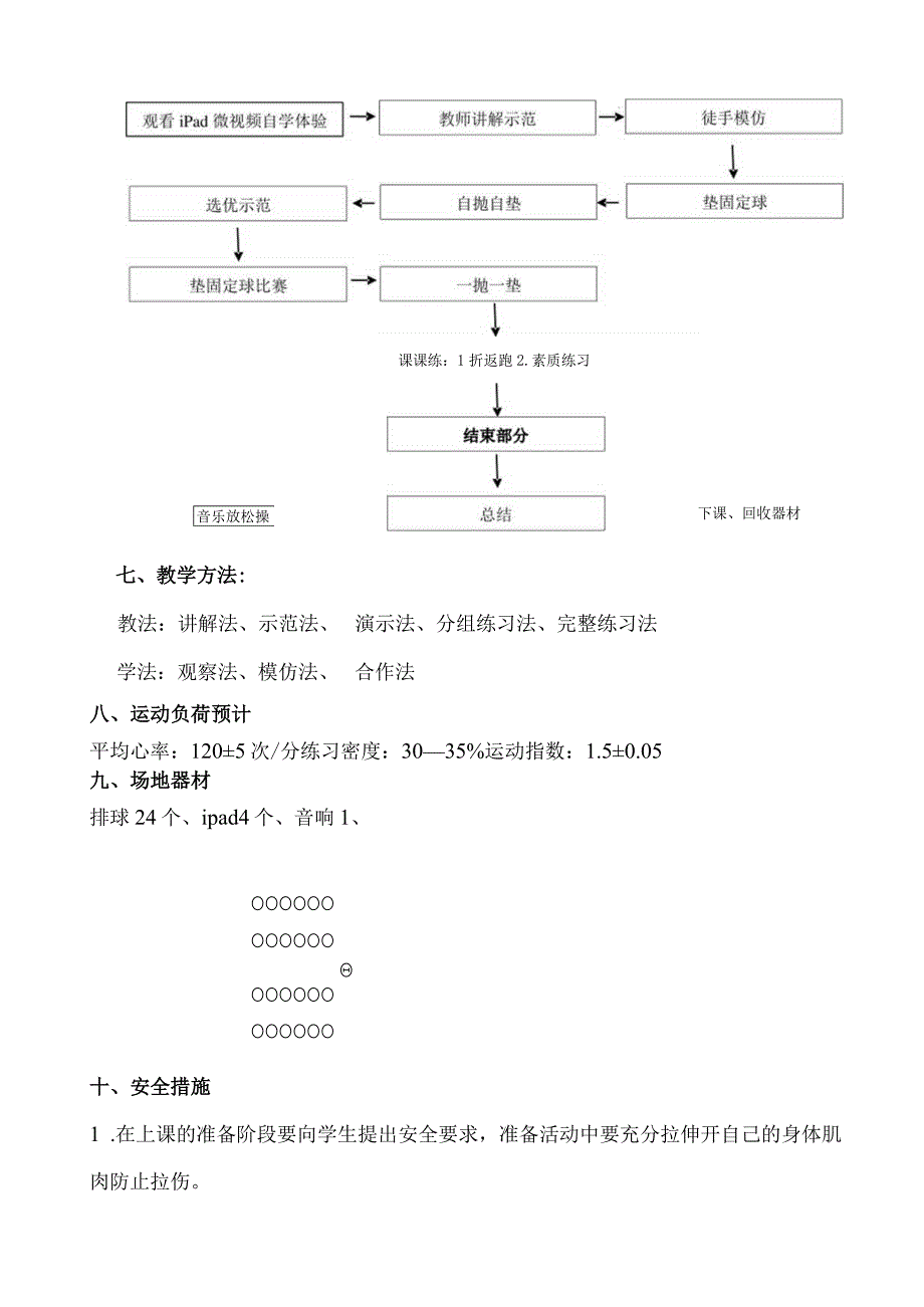 水平四（七年级）体育《排球——正面双手垫球》教学设计及教案.docx_第3页