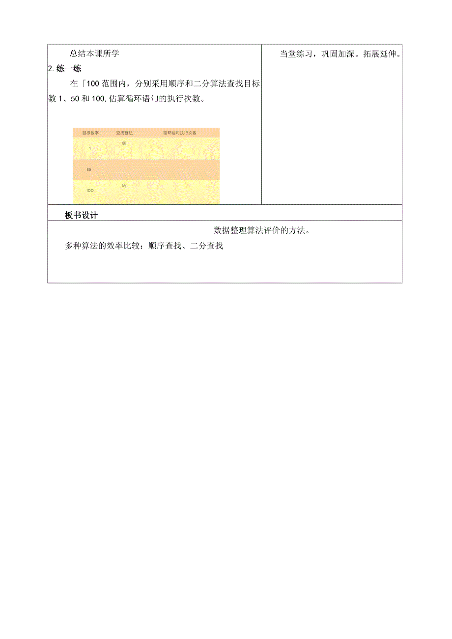 浙教版信息科技六上 第9课《算法的评价方法》教学设计.docx_第3页