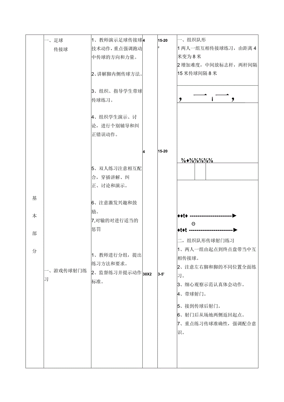 水平四（八年级）体育《足球：脚内侧传接球》教学设计及教案.docx_第2页