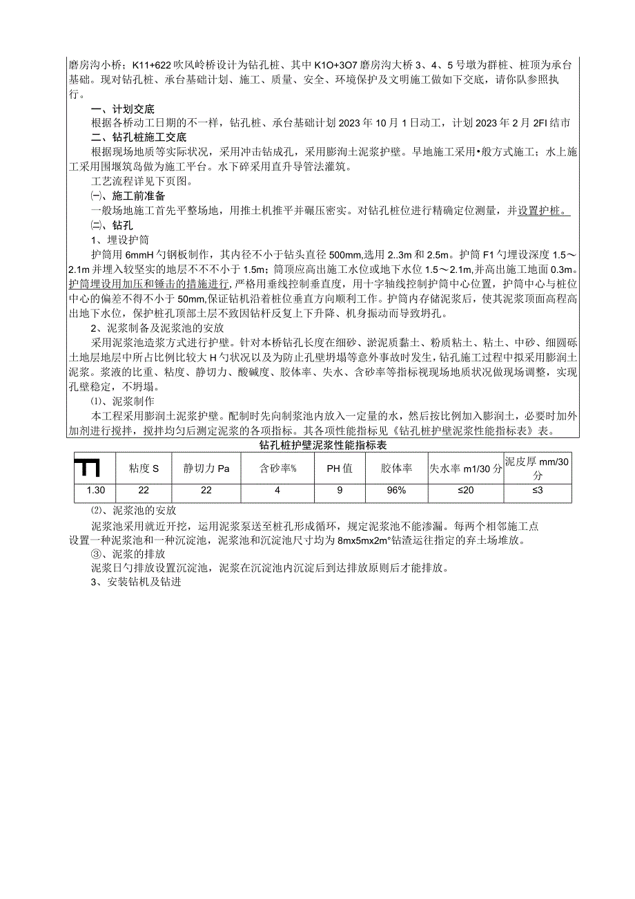 桥梁工程钻孔桩承台施工技术交底.docx_第2页