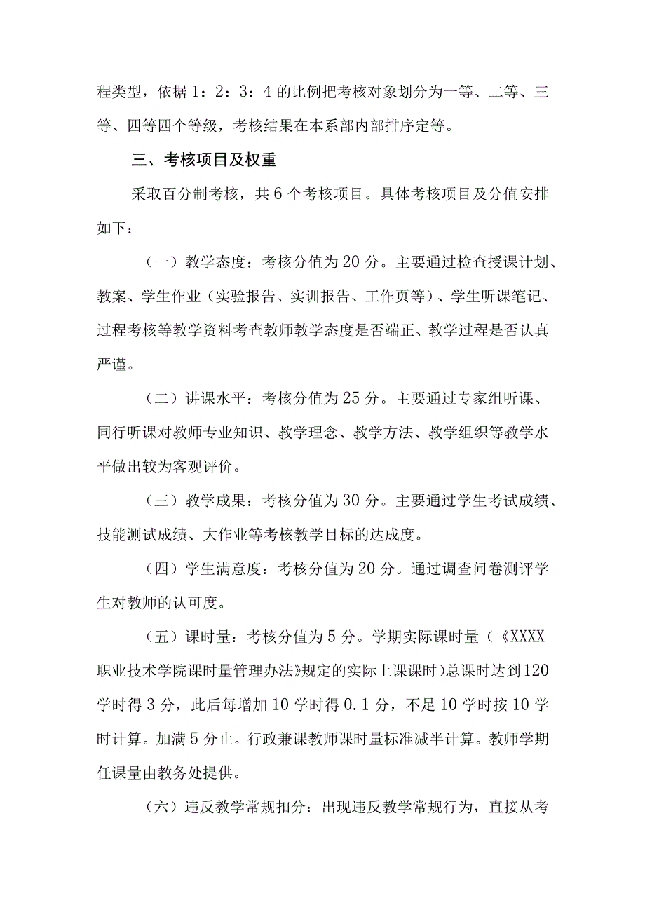 职业技术学院教师教学效果考核细则（试行）.docx_第2页