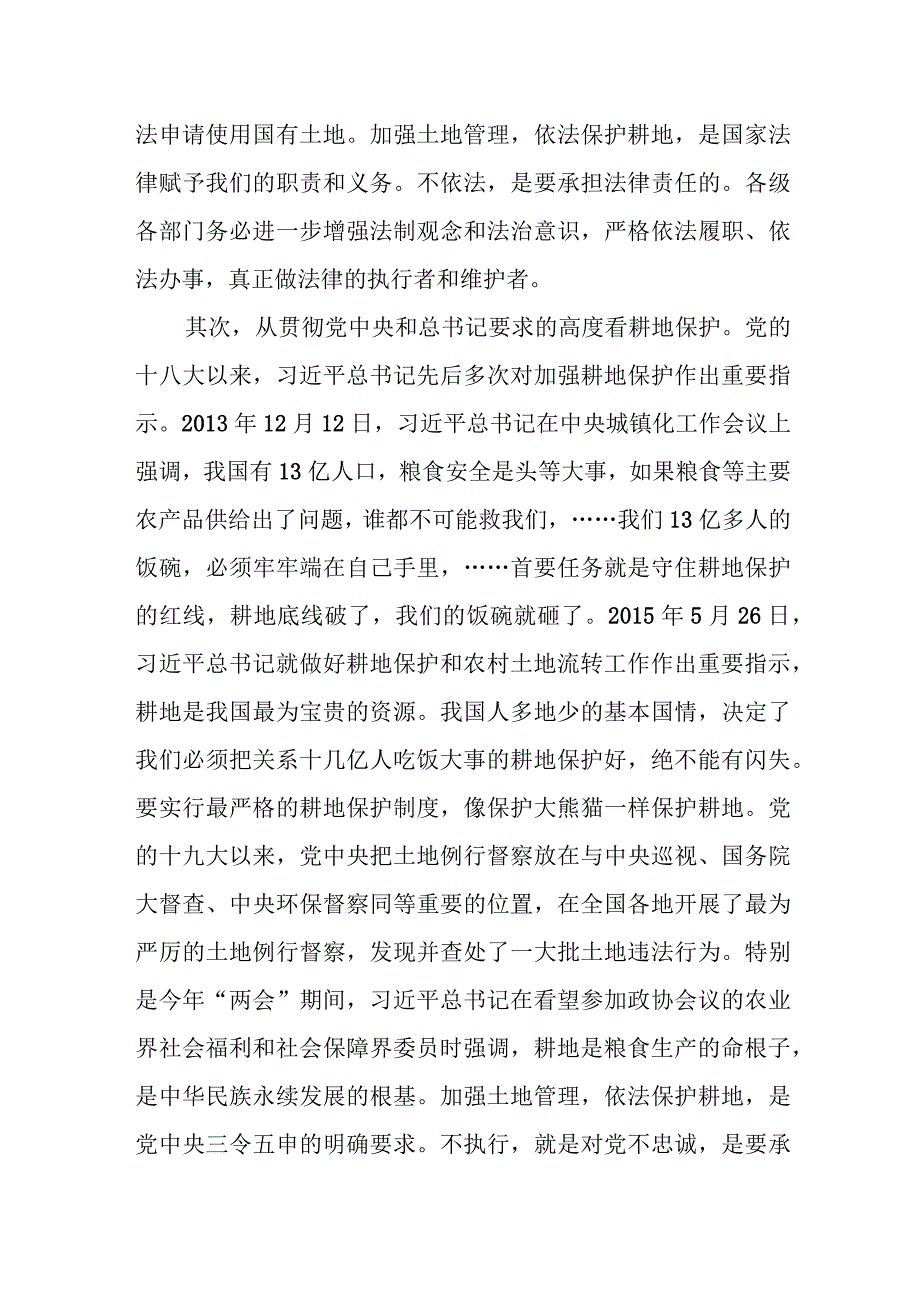 市长在全市耕地保护督察问题整改工作推进会上的讲话.docx_第3页