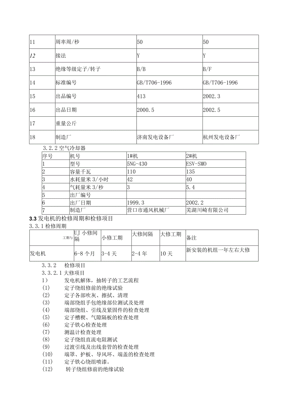 汽轮发电机空冷汽轮发电机组检修规程.docx_第2页