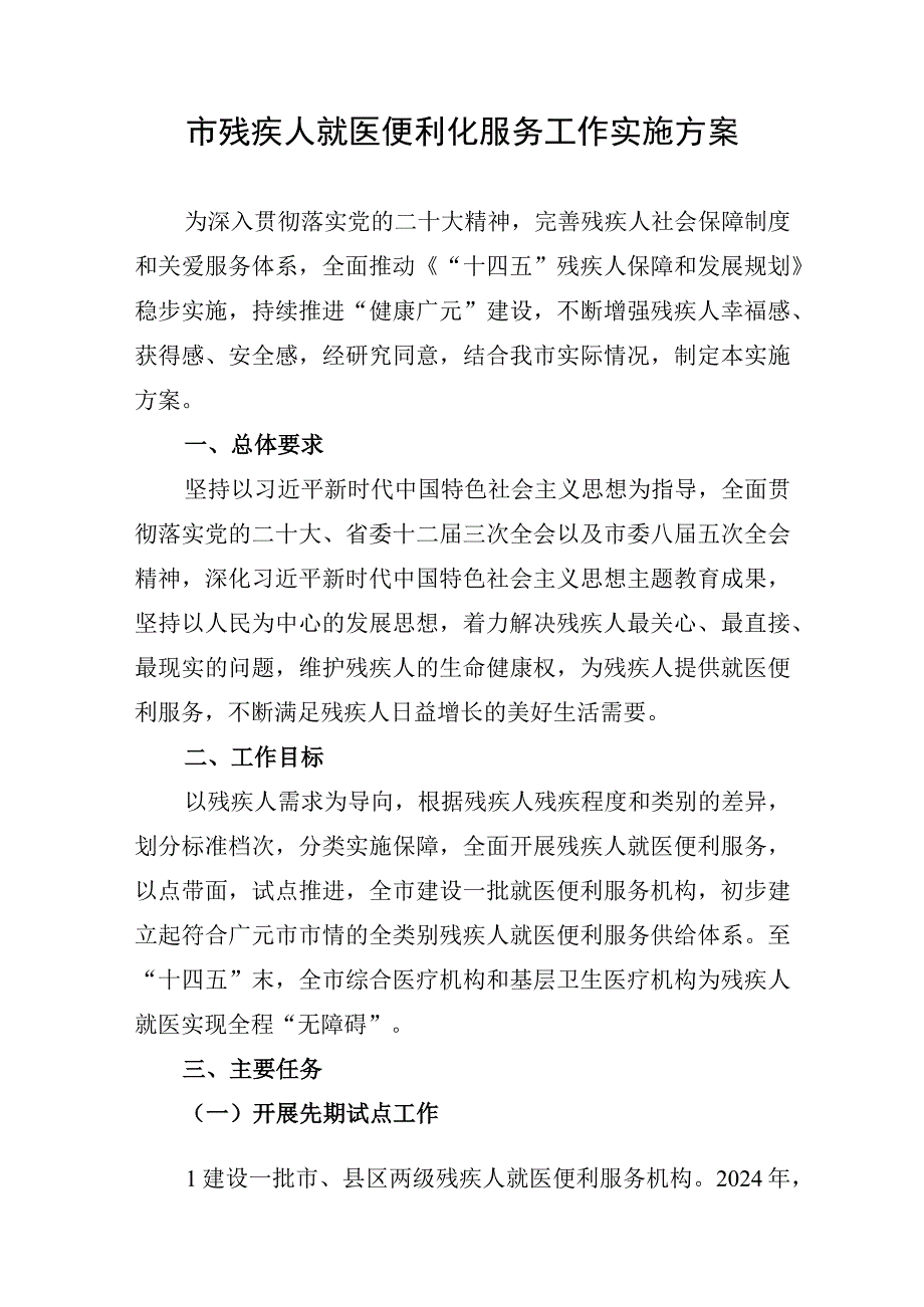 2023年残疾人提供就医实施方案.docx_第2页