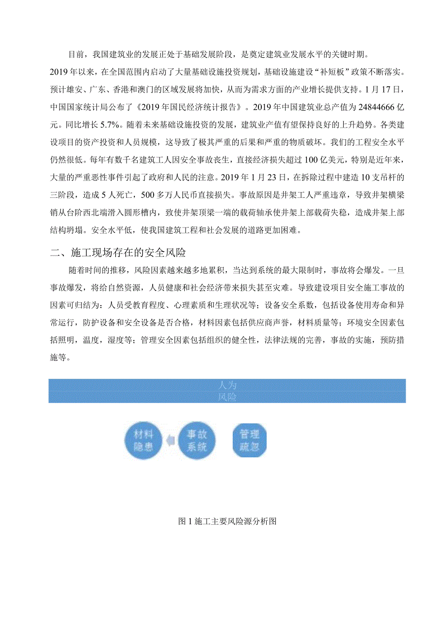 【《施工现场安全风险及建议问题研究》3900字（论文）】.docx_第2页