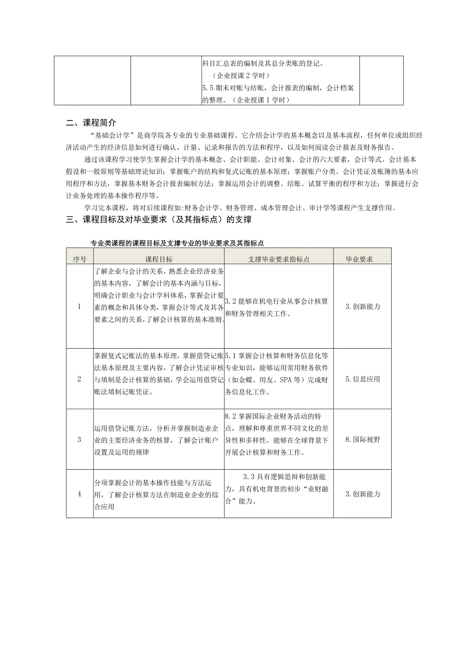 “基础会计学”课程教学大纲（4学分）.docx_第2页