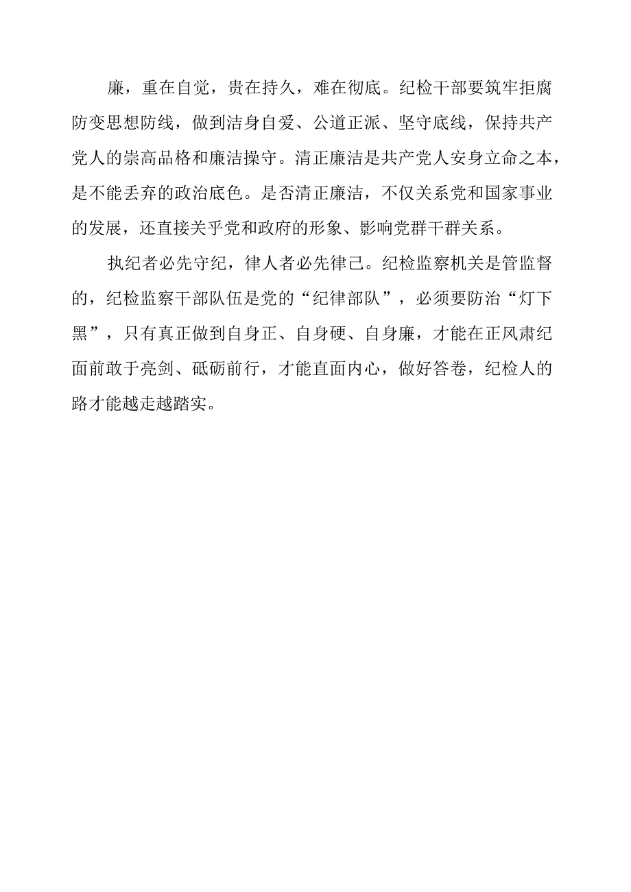 2023年纪检监察干部个人工作学习感想材料.docx_第2页