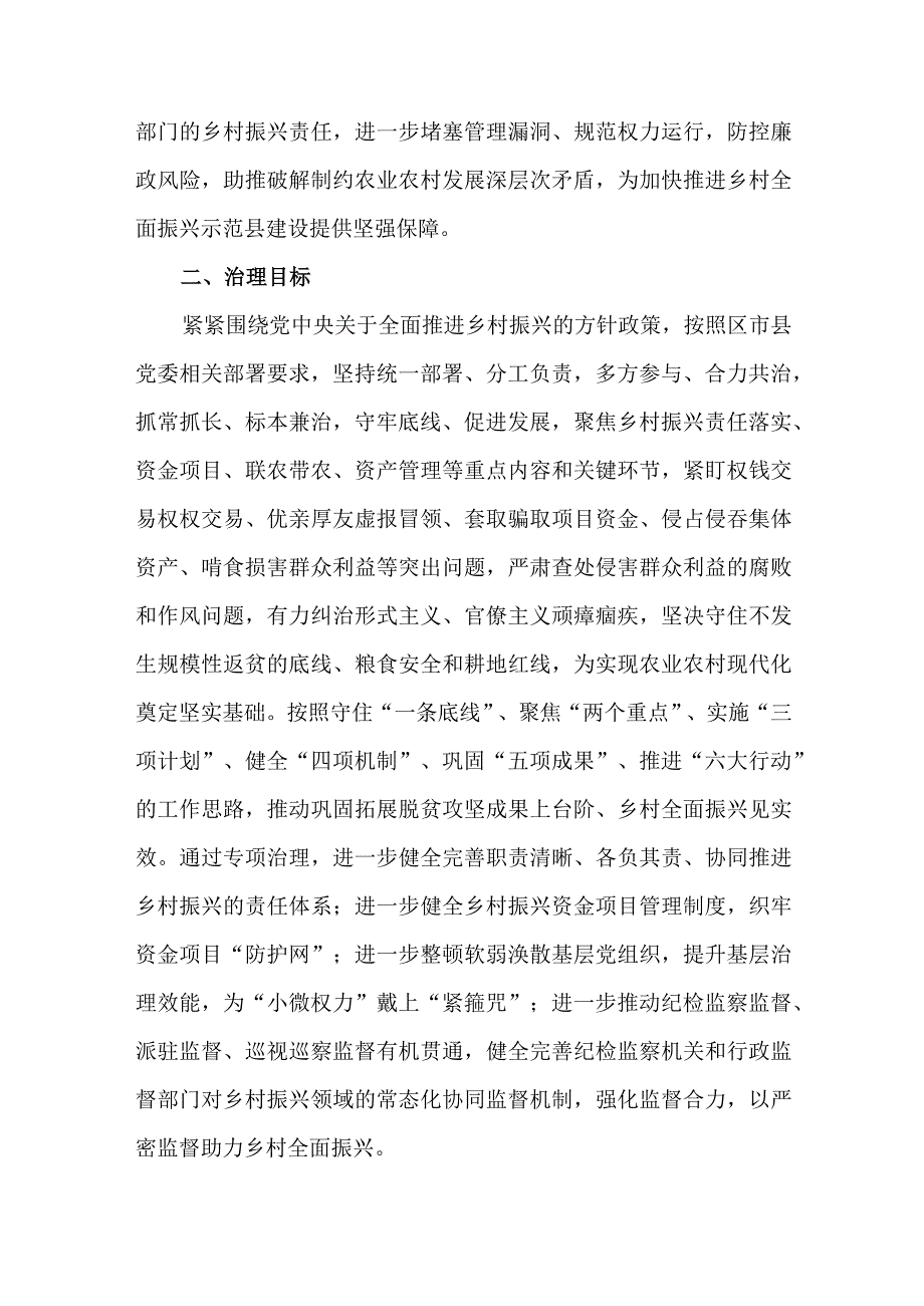 关于开展乡村振兴领域腐败和作风问题专项治理工作方案.docx_第2页