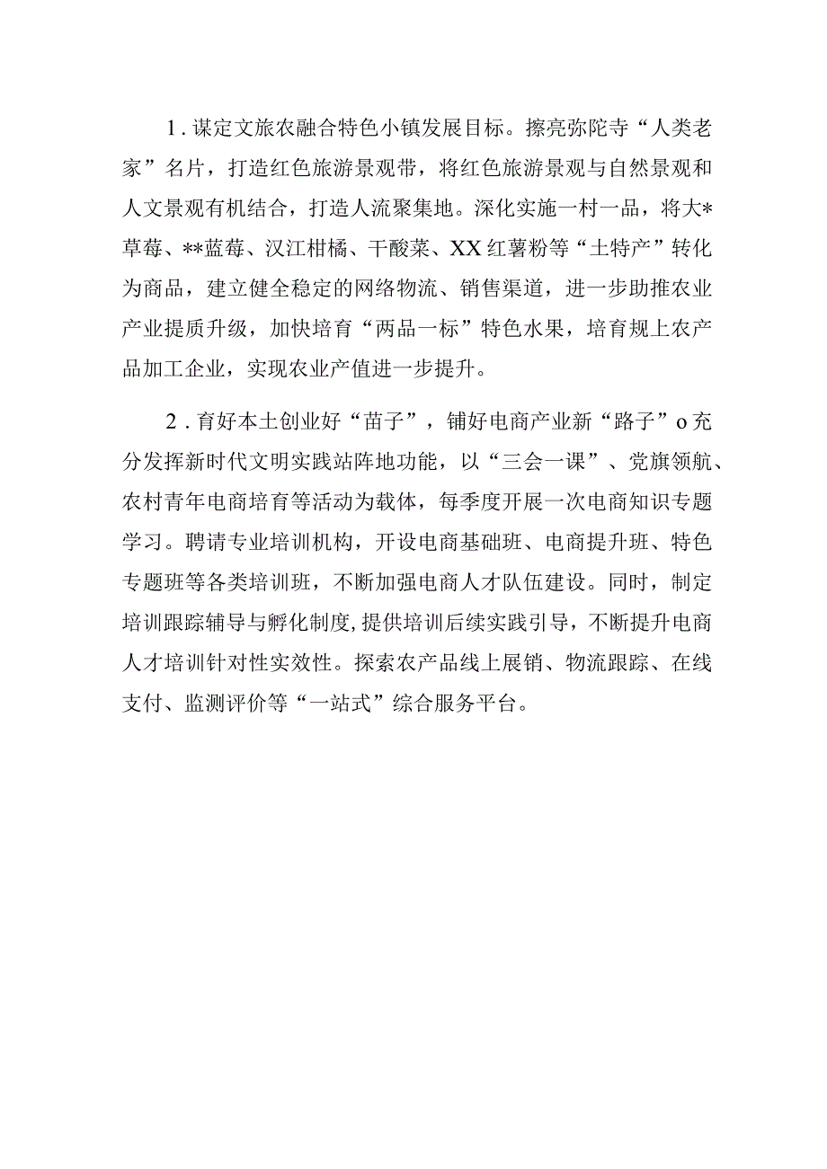 基层乡镇党委书记创建党建品牌项目价值成效经验做法专题研讨交流发言材料：《“党建+网络电商平台”产业链的探索构建》.docx_第3页