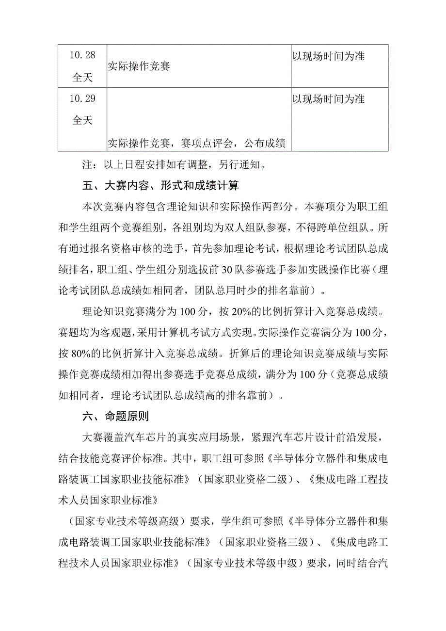 半导体分立器件和集成电路装调工（汽车芯片开发应用）赛项广东省选拔赛技术方案、理论知识、实操竞赛样题.docx_第2页