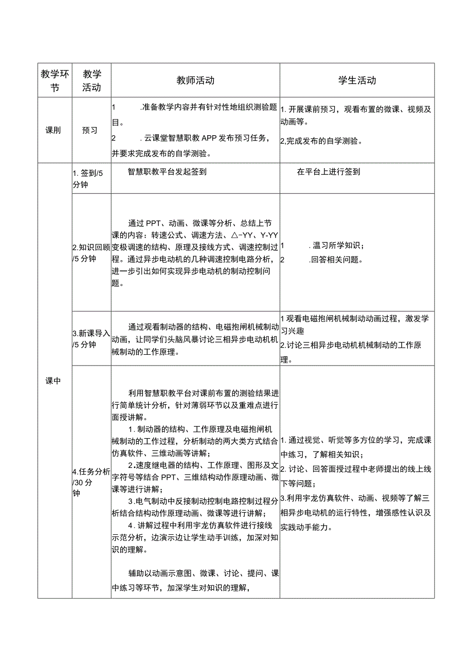 电机与电气控制技术教案-18 异步电动机制动控制电路分析.docx_第2页