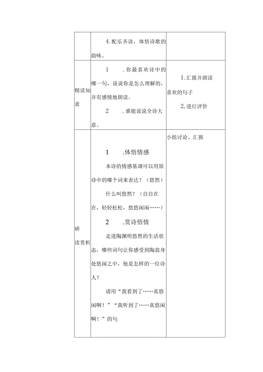 古诗二首《饮酒（其五）》《春望》教学设计.docx_第3页