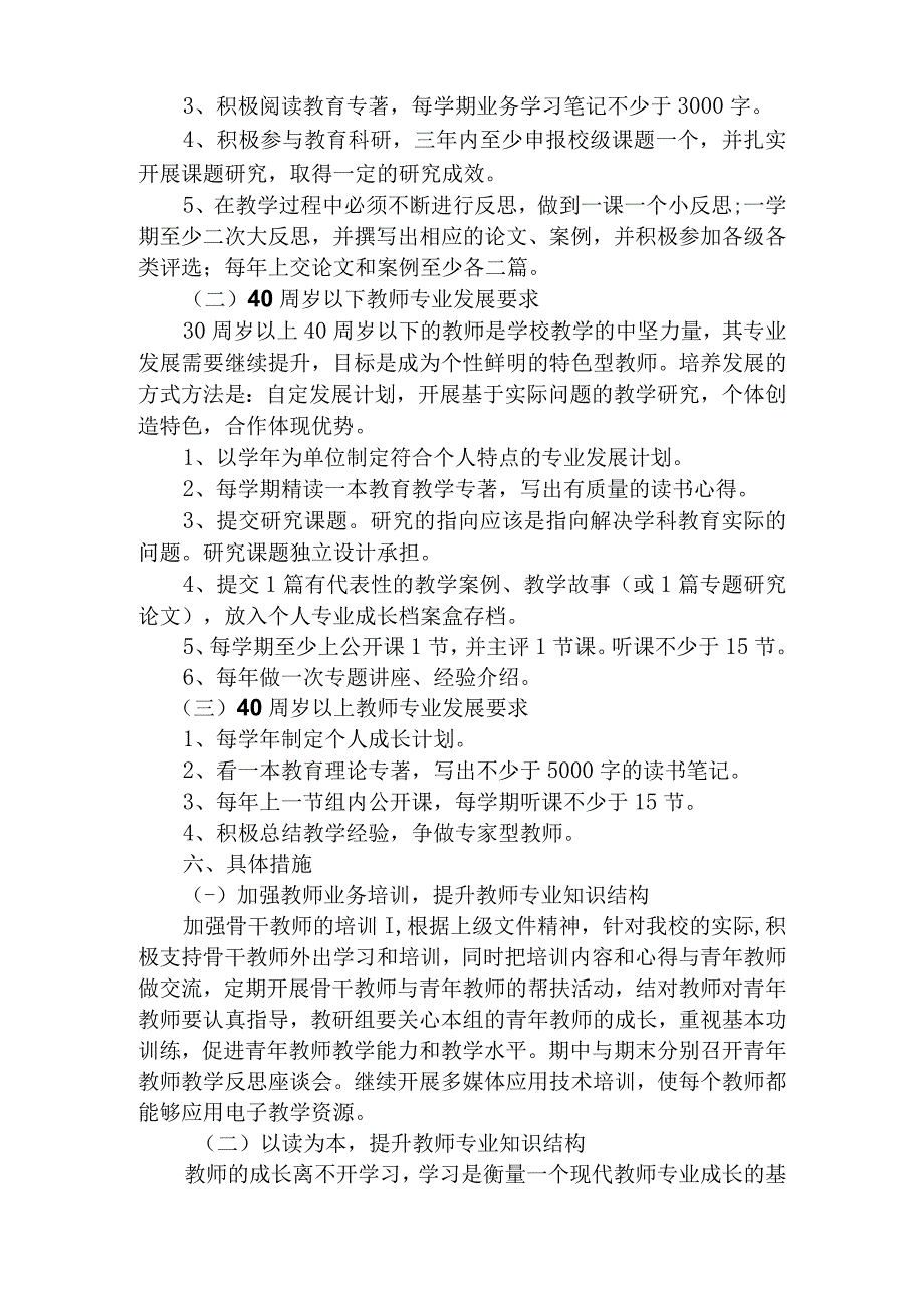 (新)春季学期学校教师专业成长与发展实施工作方案.docx_第2页