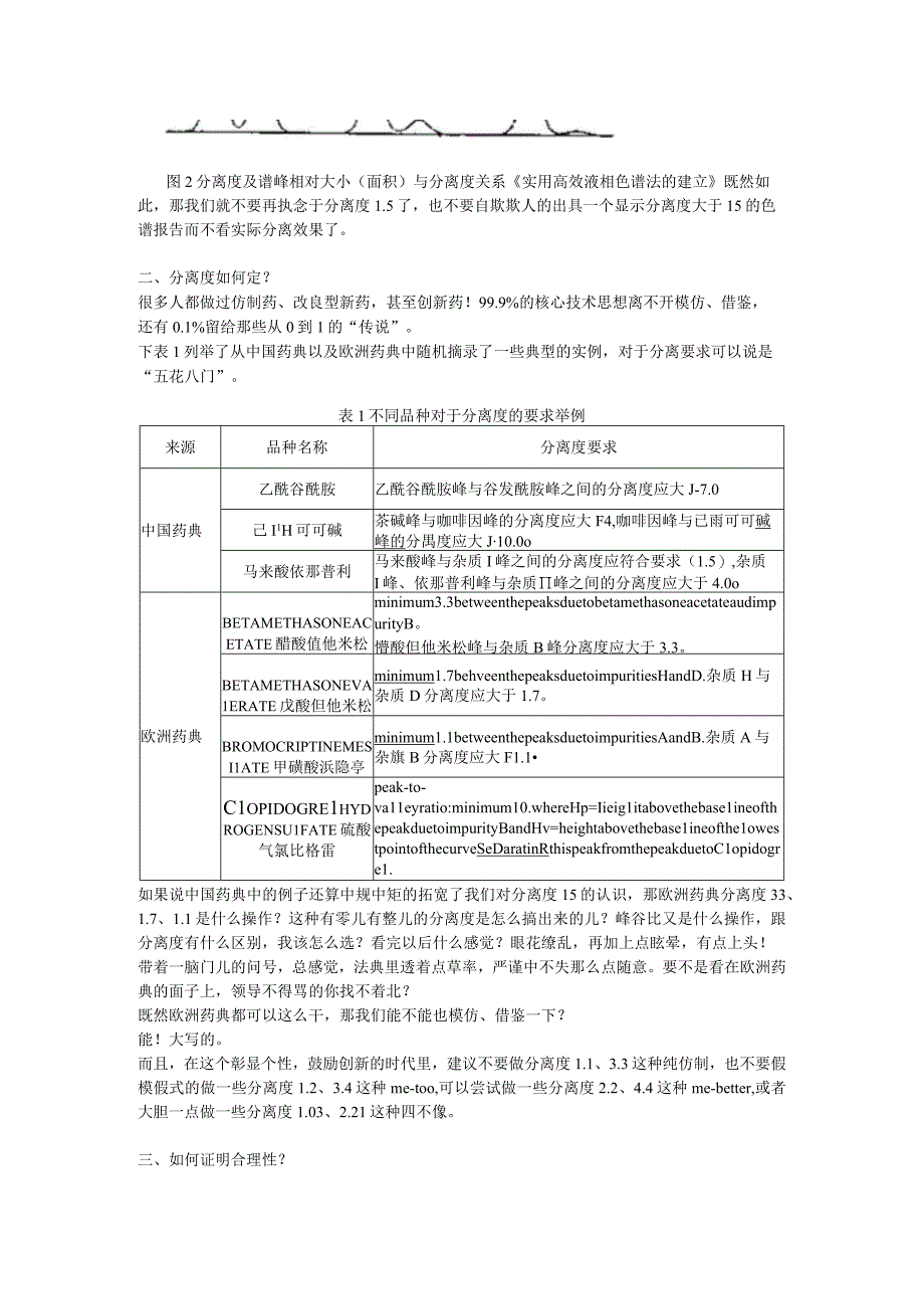 HPLC分析方法开发：分离度的认识与思考.docx_第2页