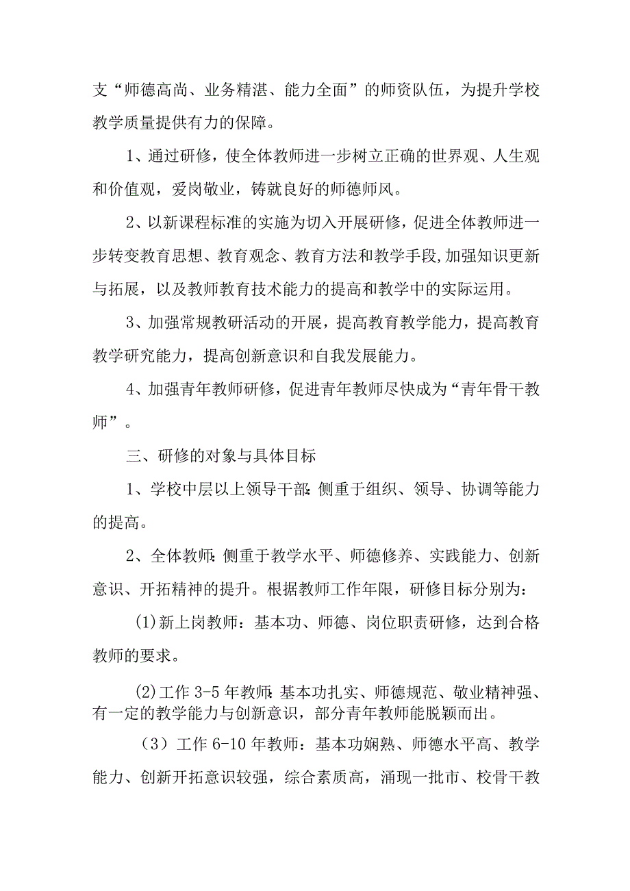 XX小学校本研修五年规划.docx_第2页