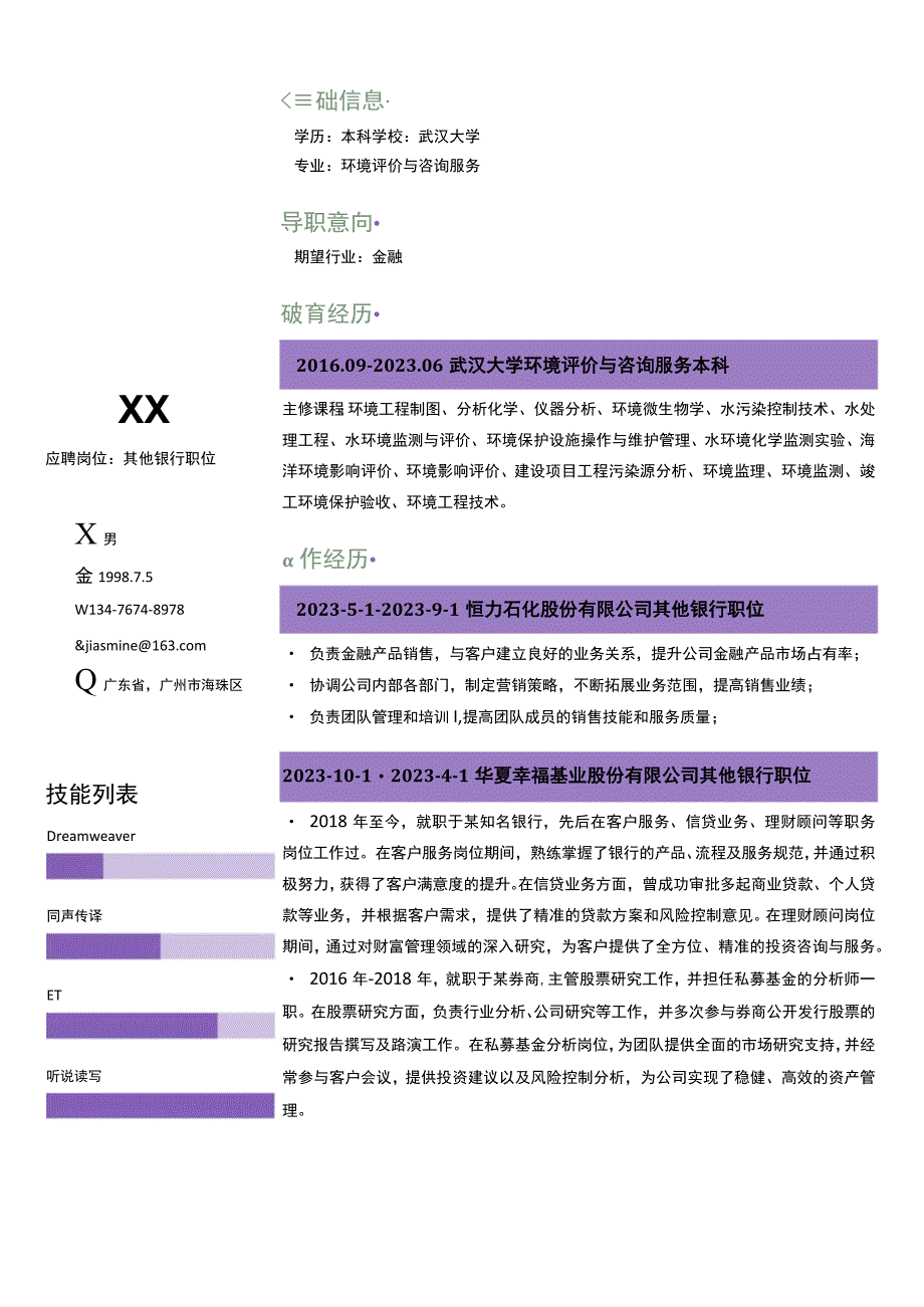 产品推广岗位简历模板.docx_第1页