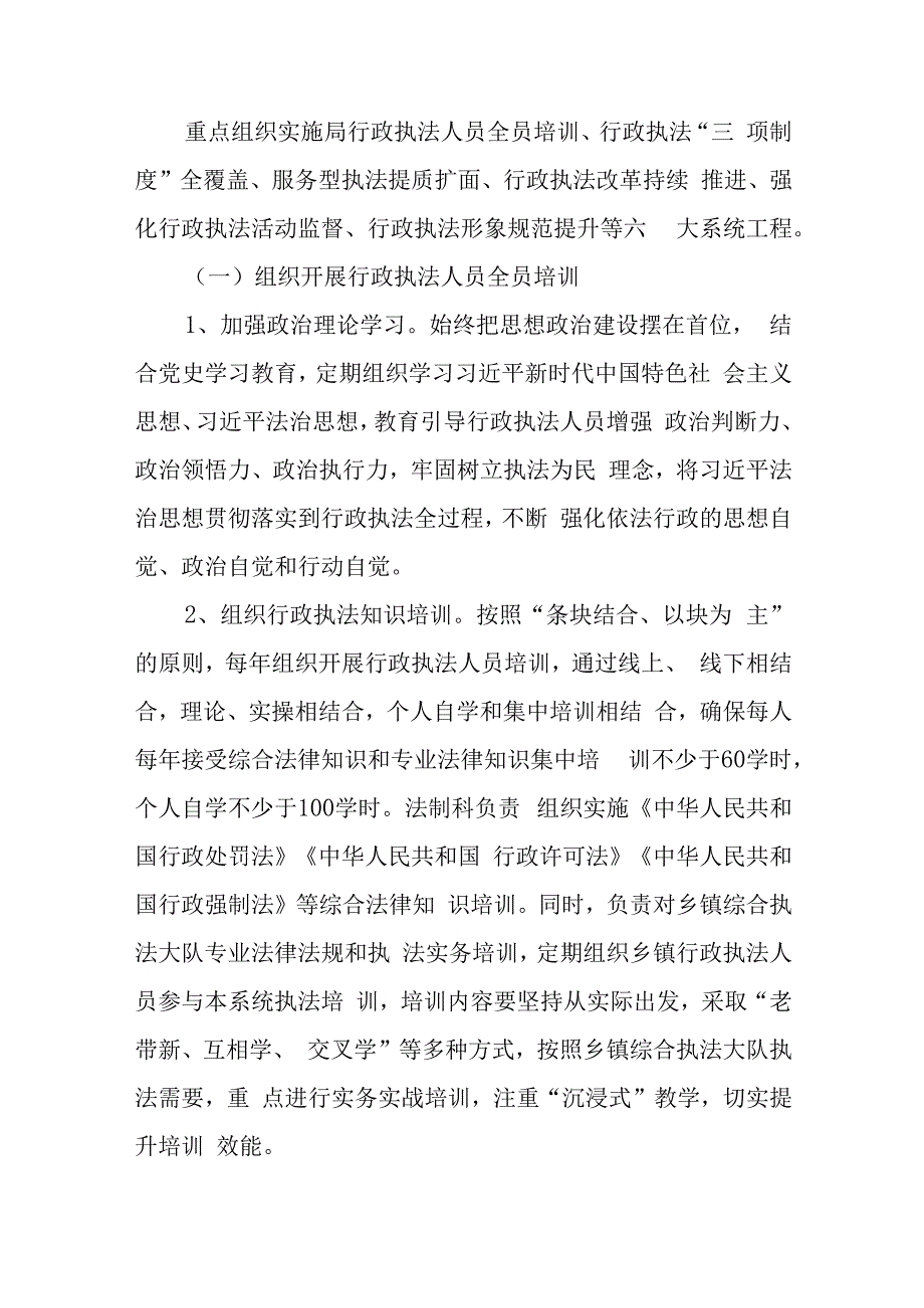 行政执法局综合行政执法能力提升三年行动实施方案.docx_第2页