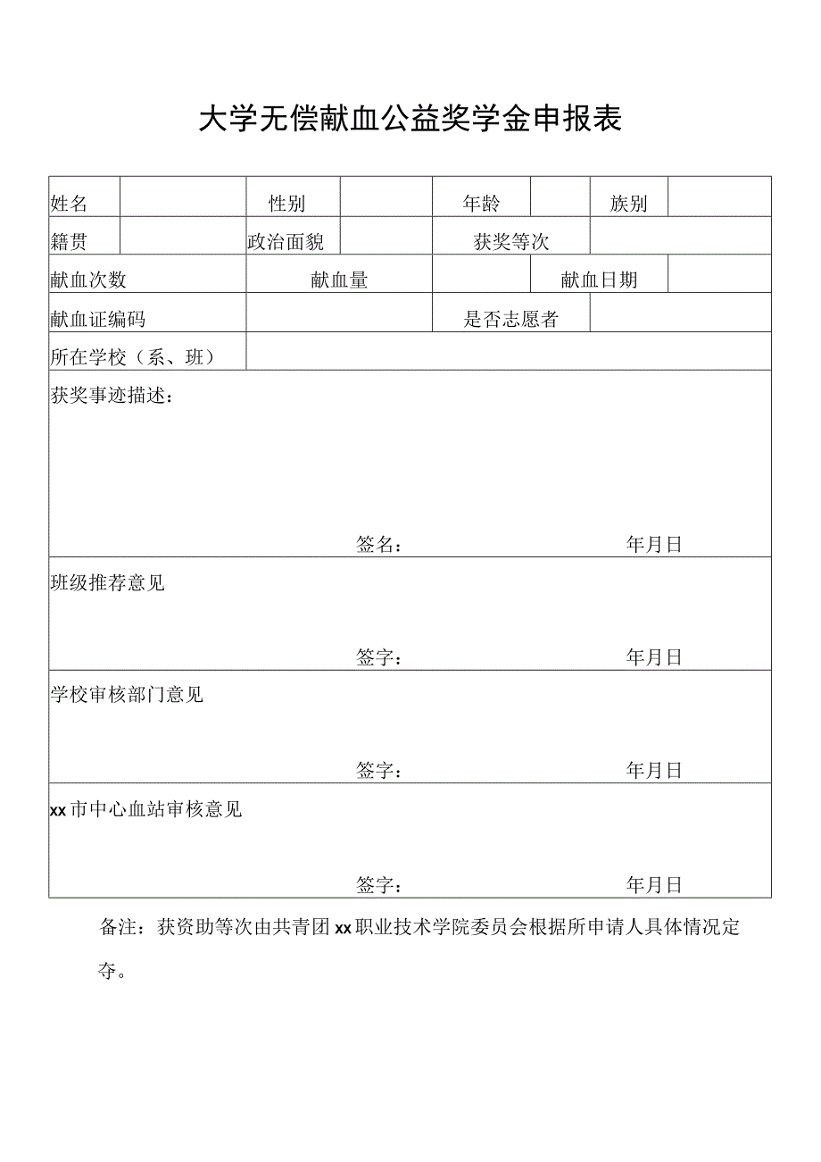 大学学生综合奖学金审批表.docx_第3页