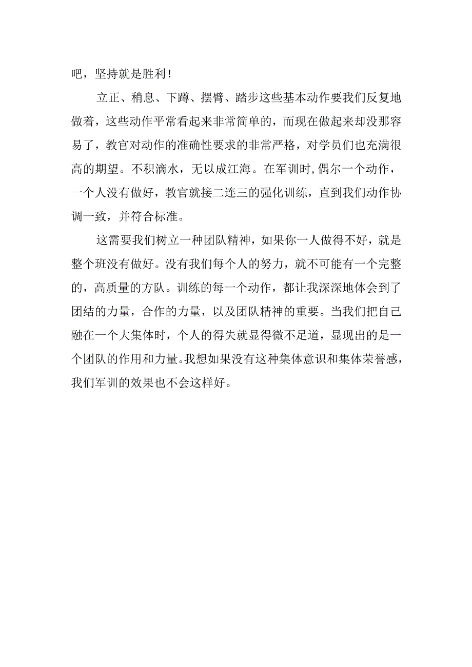 新生军训拓展结束心得.docx_第2页