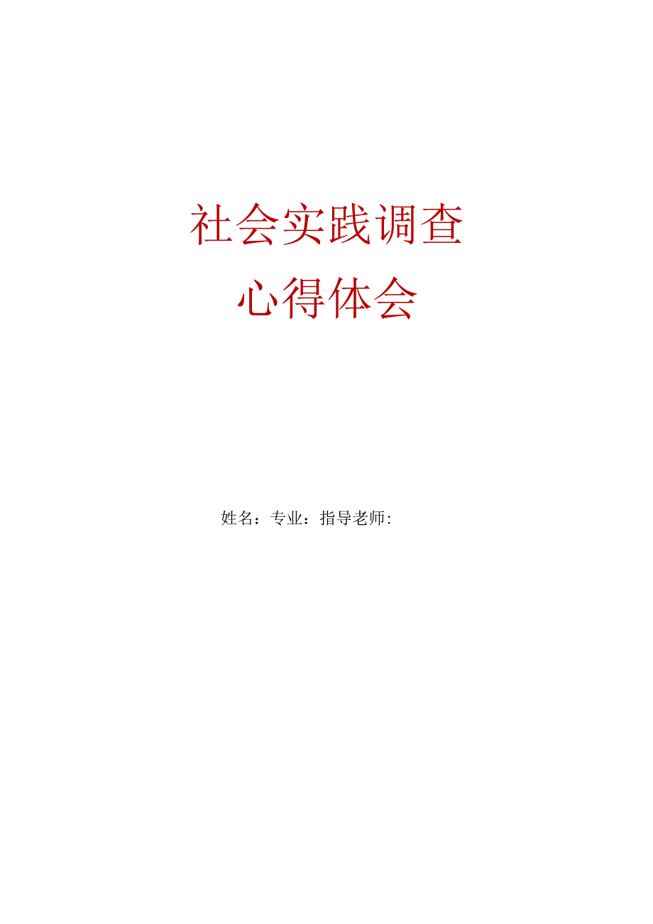 大学生假期社会实践调查心得体会.docx_第1页