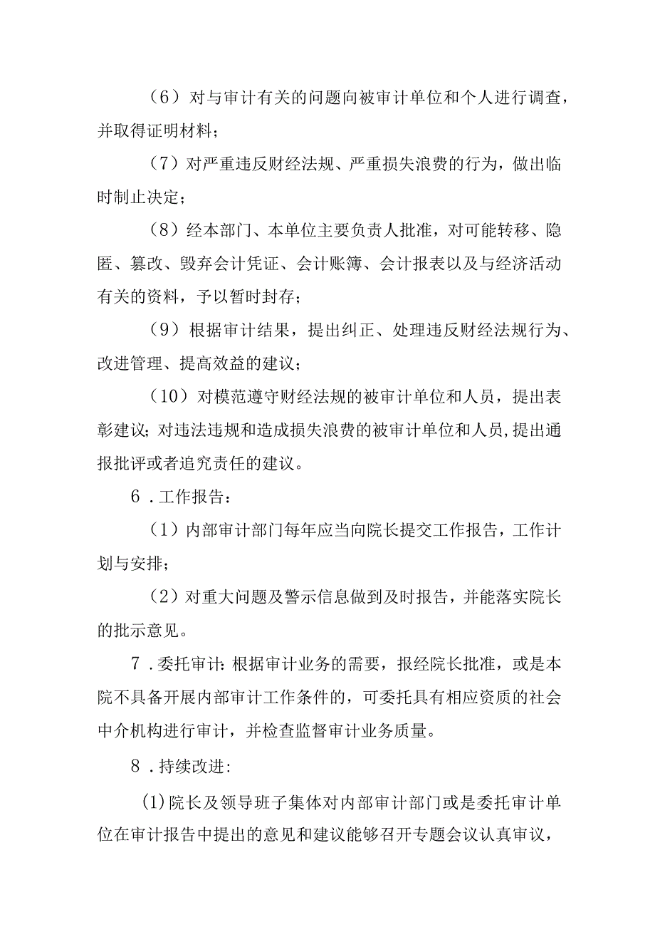 医院内部审计工作制度.docx_第3页